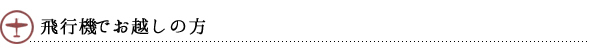 飛行機・電車・バスでお越しの方